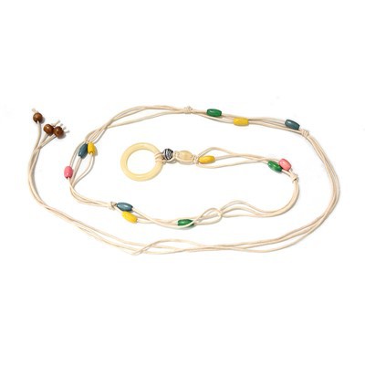 لچکدار چمڑے کی پتلی کمر کی زنجیر